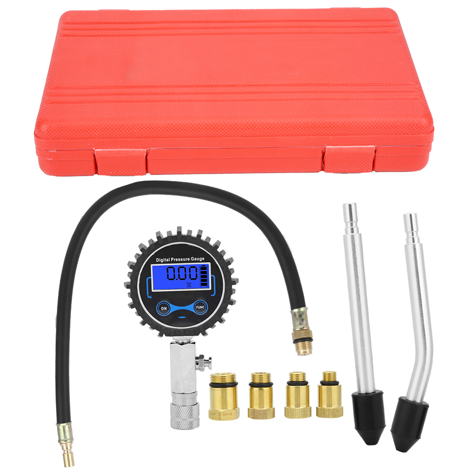 Digitales Zylinderdruckprüfset (3-300 Psi) Für Diagnose Und Reparatur