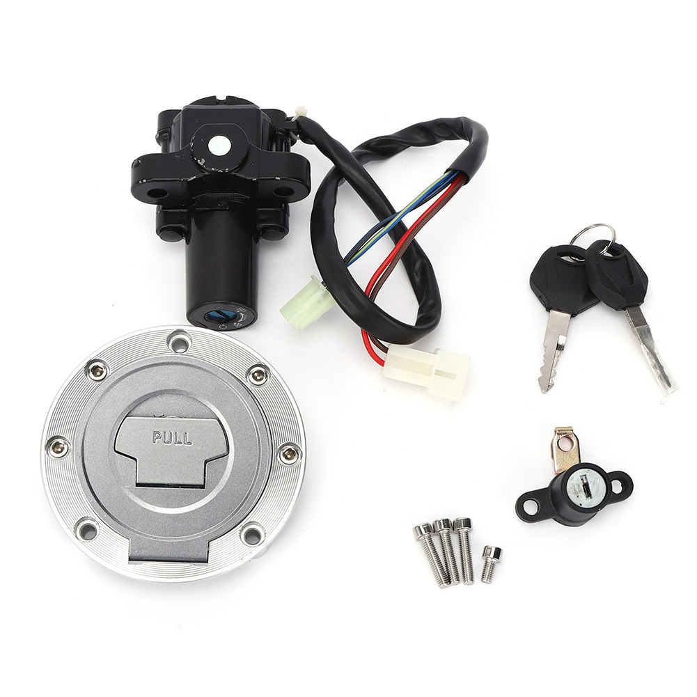 Zündschlüssel, Tankdeckel, Sitzbankschloss – 3-teiliges Set, Kompatibel Mit Yamaha Yzf R6, R1, Fz6, Fz09, Fz6r