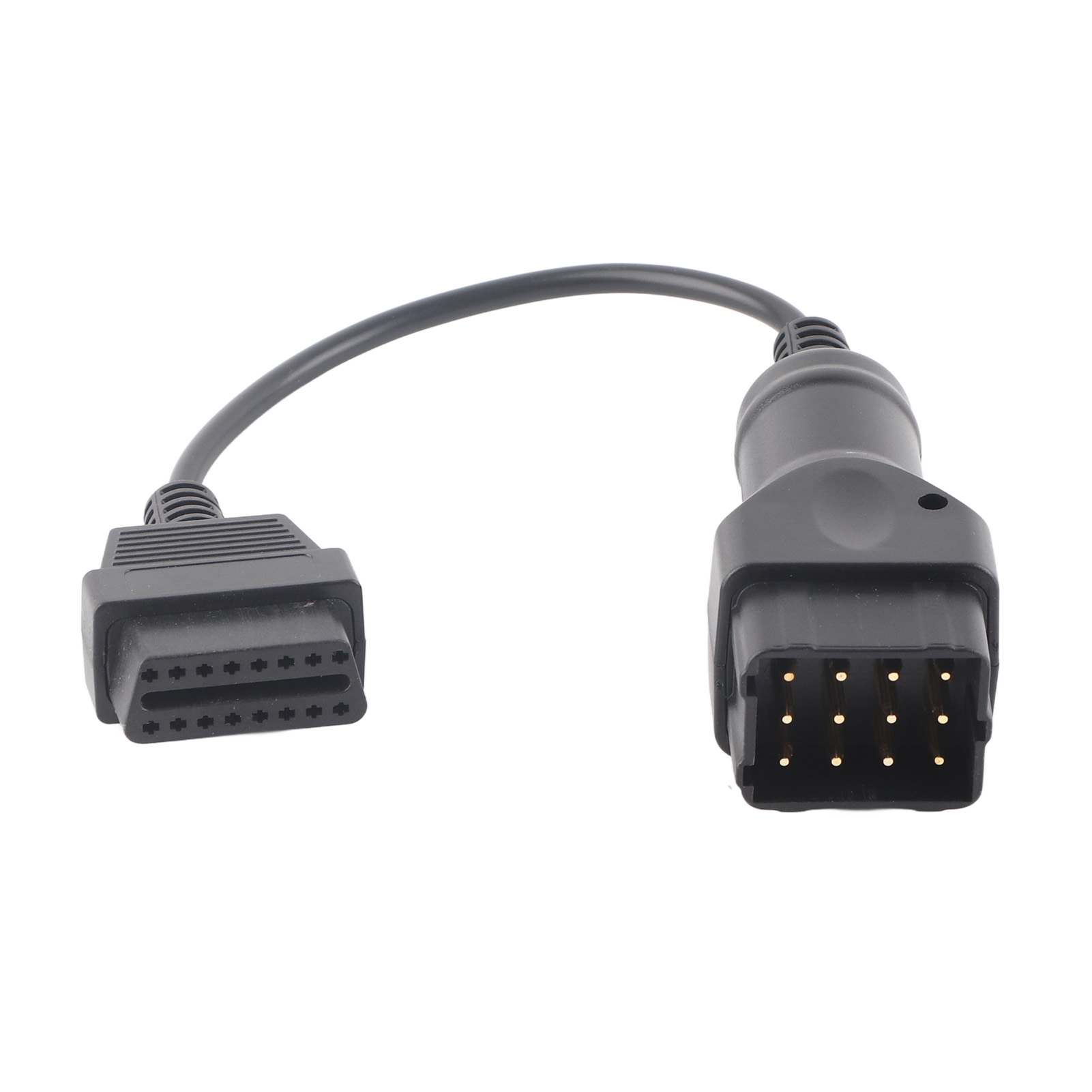 Obdii 12- Auf 16-poliger Adapter, Obd2-anschlusskabel Für Die Fahrzeugdiagnose, Fahrzeugzubehör.