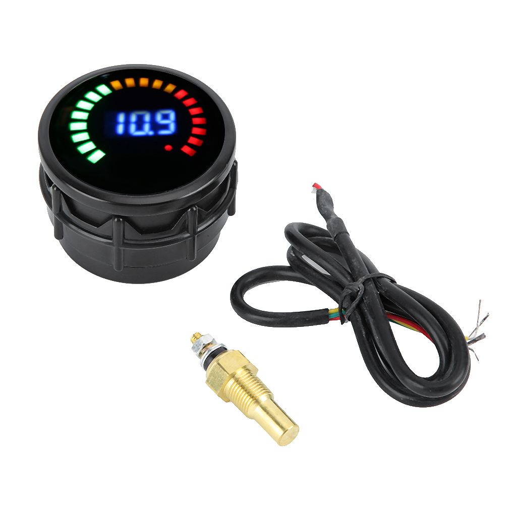 Universelle 12v 52mm/2 Zoll Led-digitalanzeige Für Kfz-öltemperatur