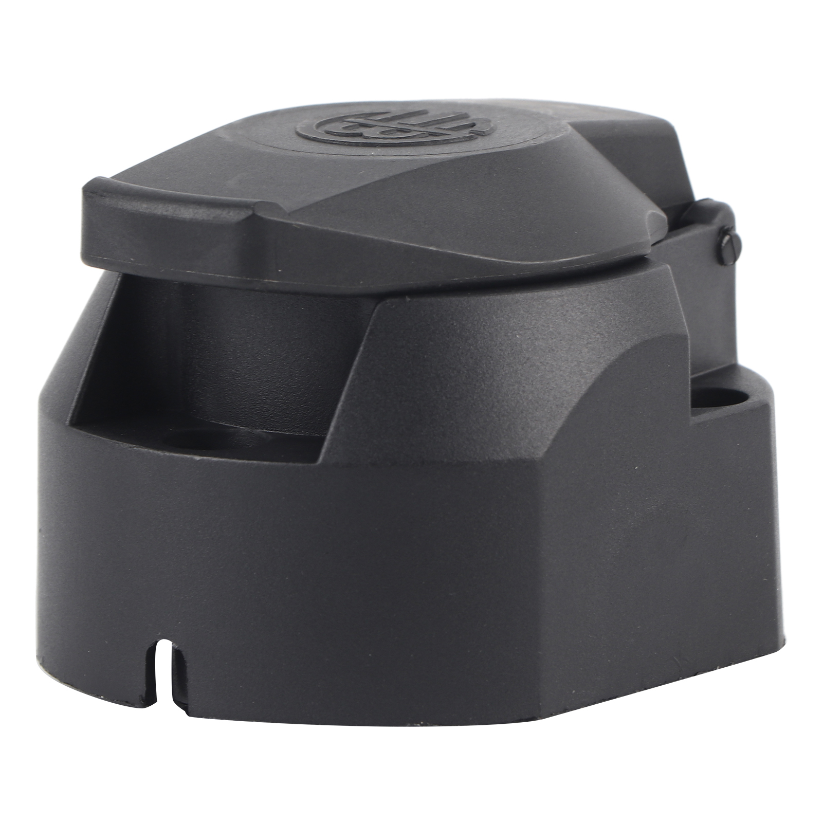 Wasserdichter 7-poliger Runder Eu-stecker Für Wohnwagen, Wasserdichtes Anhängerzubehör