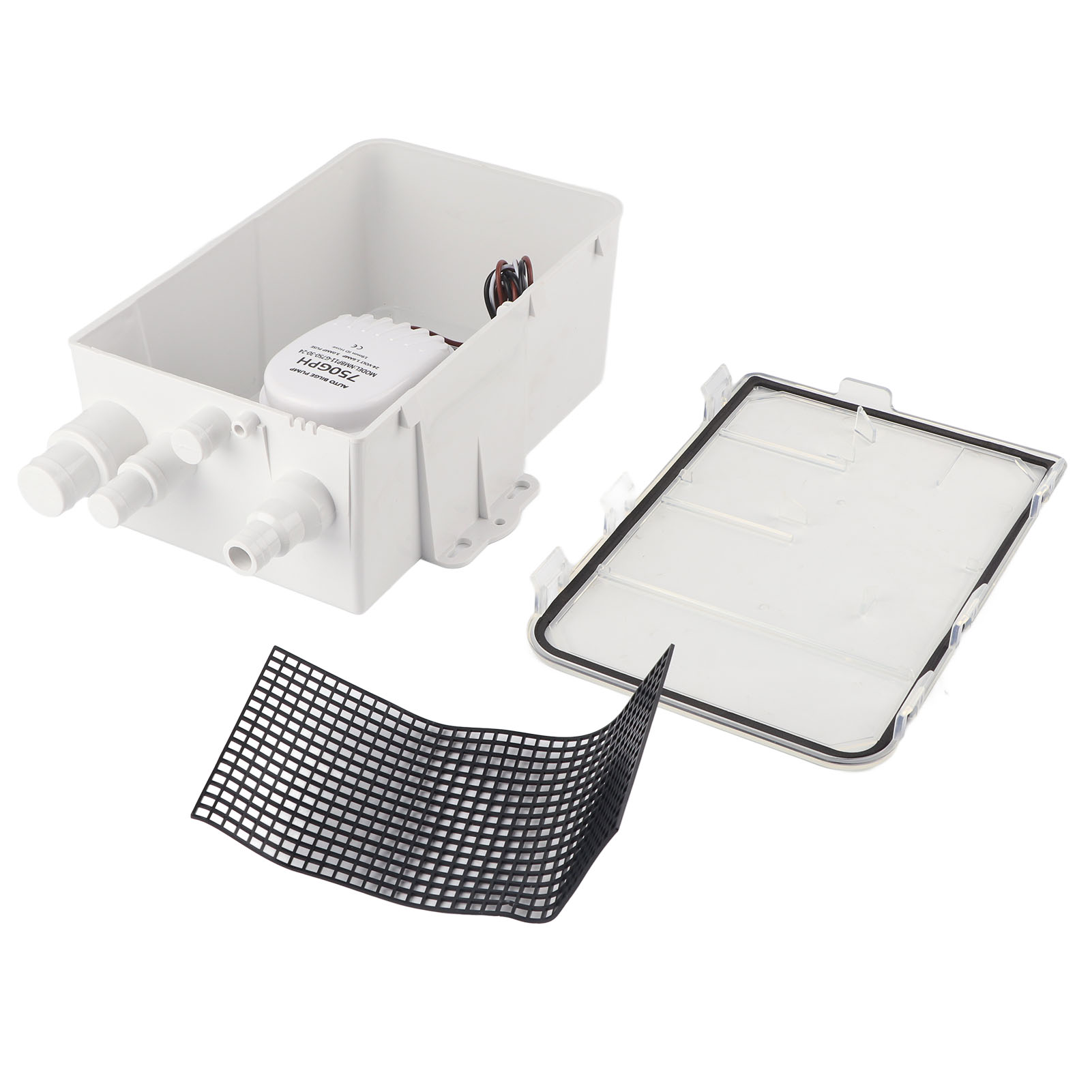 Automatische Ablaufpumpe 12v/24v Dc 750gph Für Boote/yachten, Ablaufkasten Mit Mehreren Einlässen G750-0124v