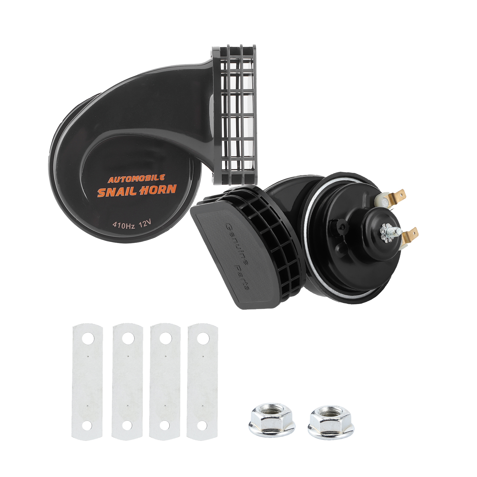 Universelle 12v-zweiklanghupe, Wasserdichte Schneckenhupe Für Atv, Utv, Minibus, Motorrad