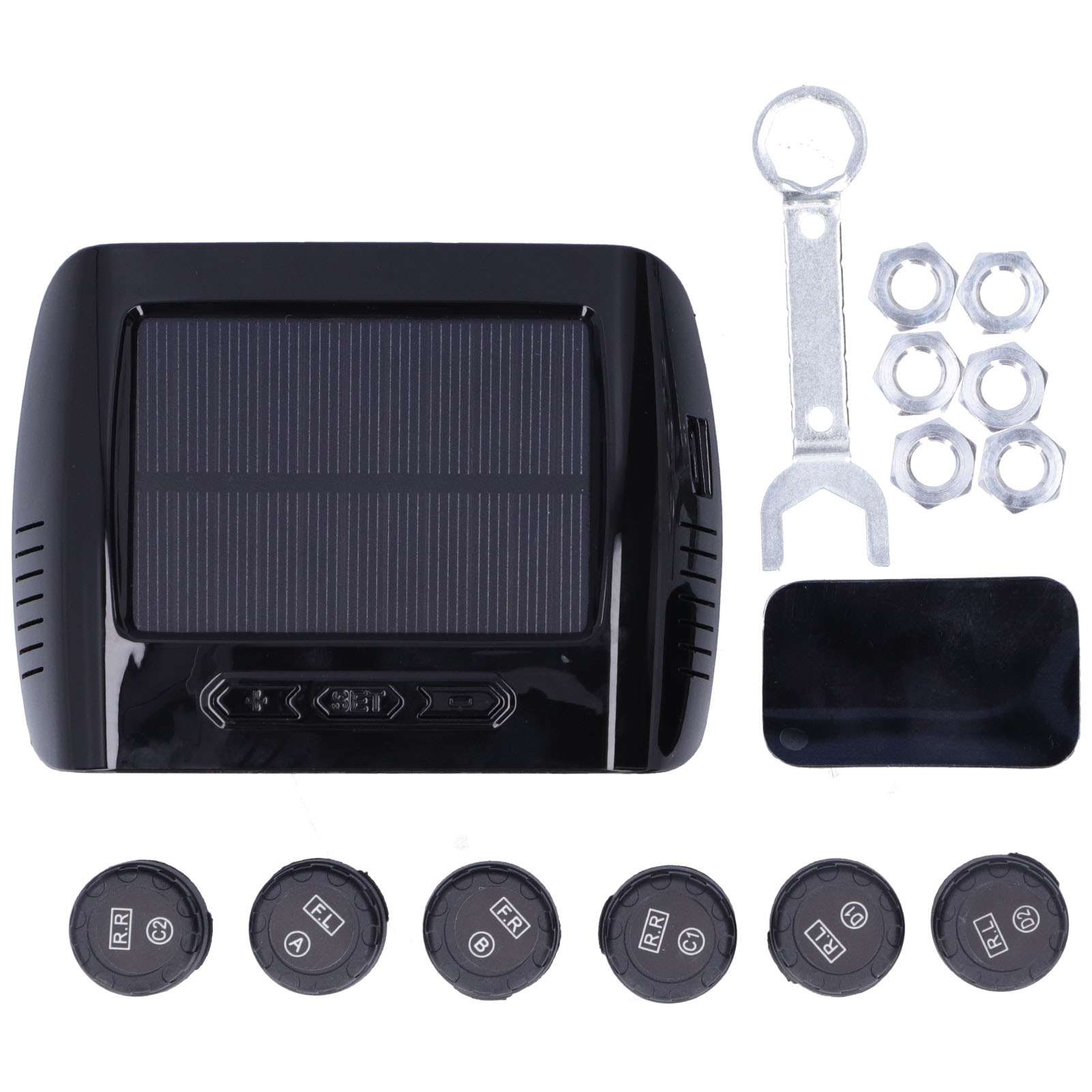 Ip67 Drahtloses Rf Solar-reifendrucksensor-kit Für Jeep Pickup