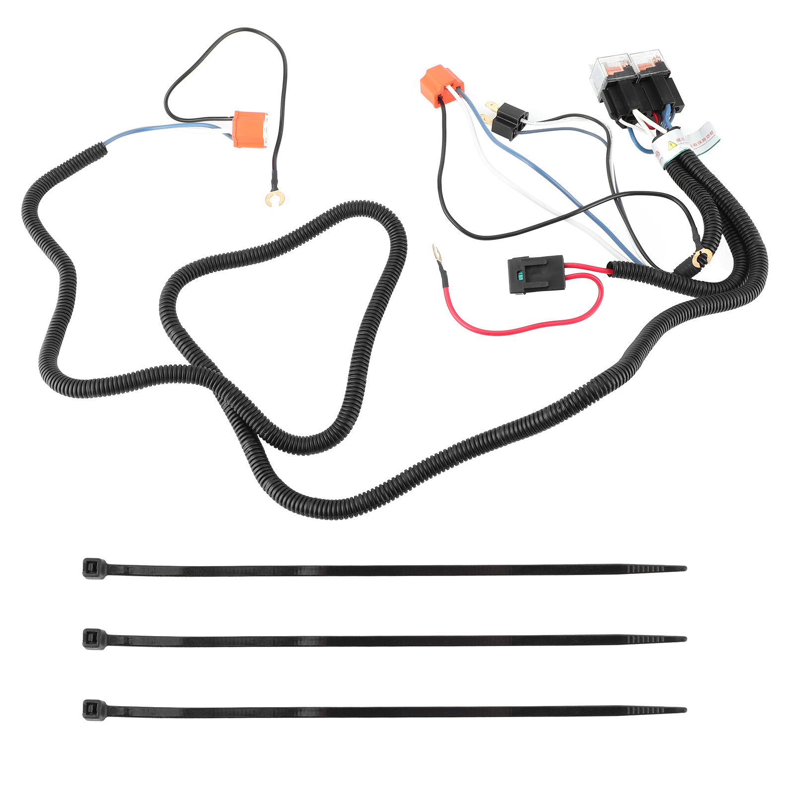 12v 40a 55w Beleuchtungsrelais-kit, 2-teiliger Kabelbaum Für Scheinwerfer, Leistungsverstärker, Helligkeitsverstärker Für Frontscheinwerfer.