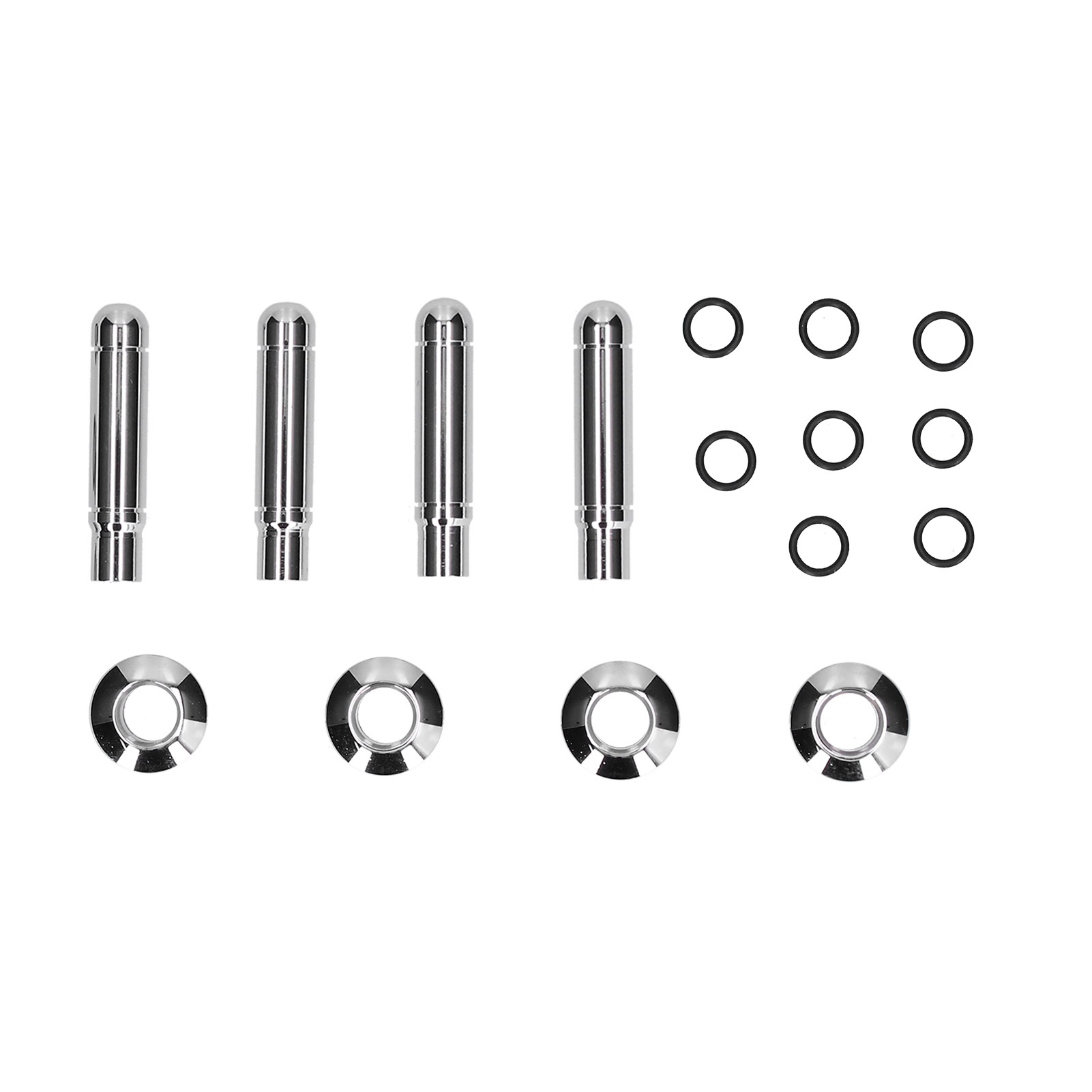 8-teiliges Verchromtes Abs-türschloss-set Mit Kappe, Kompatibel Mit Chevrolet Trax/cruze/malibu