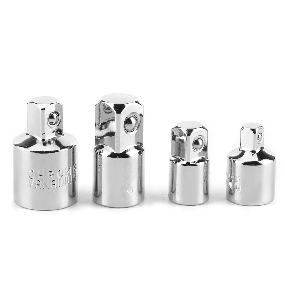 Satz Mit 4 1/4", 3/8", 1/2"-steckdosenadaptern Aus Chrom-vanadium-stahl, Chrom-konversionsdichtung