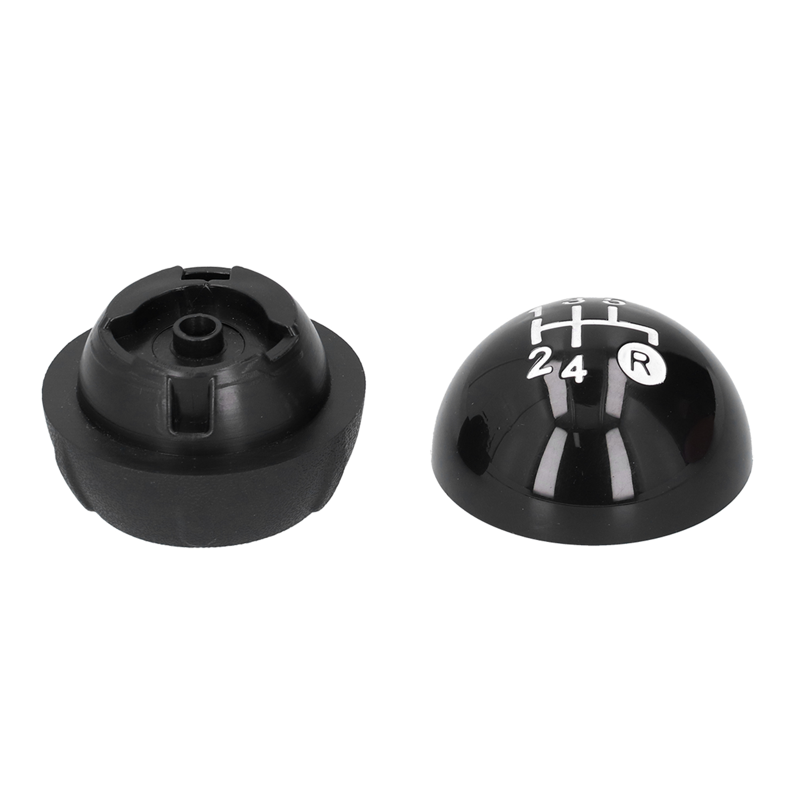 Schalthebel Mit Dekorativer Ersatzkappe Für Fiat 500 500c 2007-2018, Anpassbares Abdeckungsset Für Links- Und Rechtslenker.