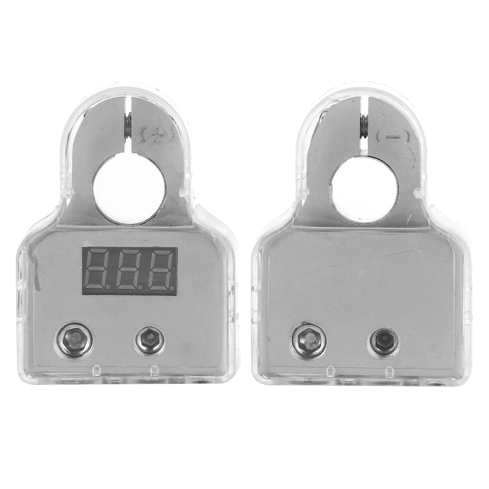 Batterieklemmen Mit Echtzeit-voltmeterüberwachung, 0/4/8 Awg, Transparente Abdeckung