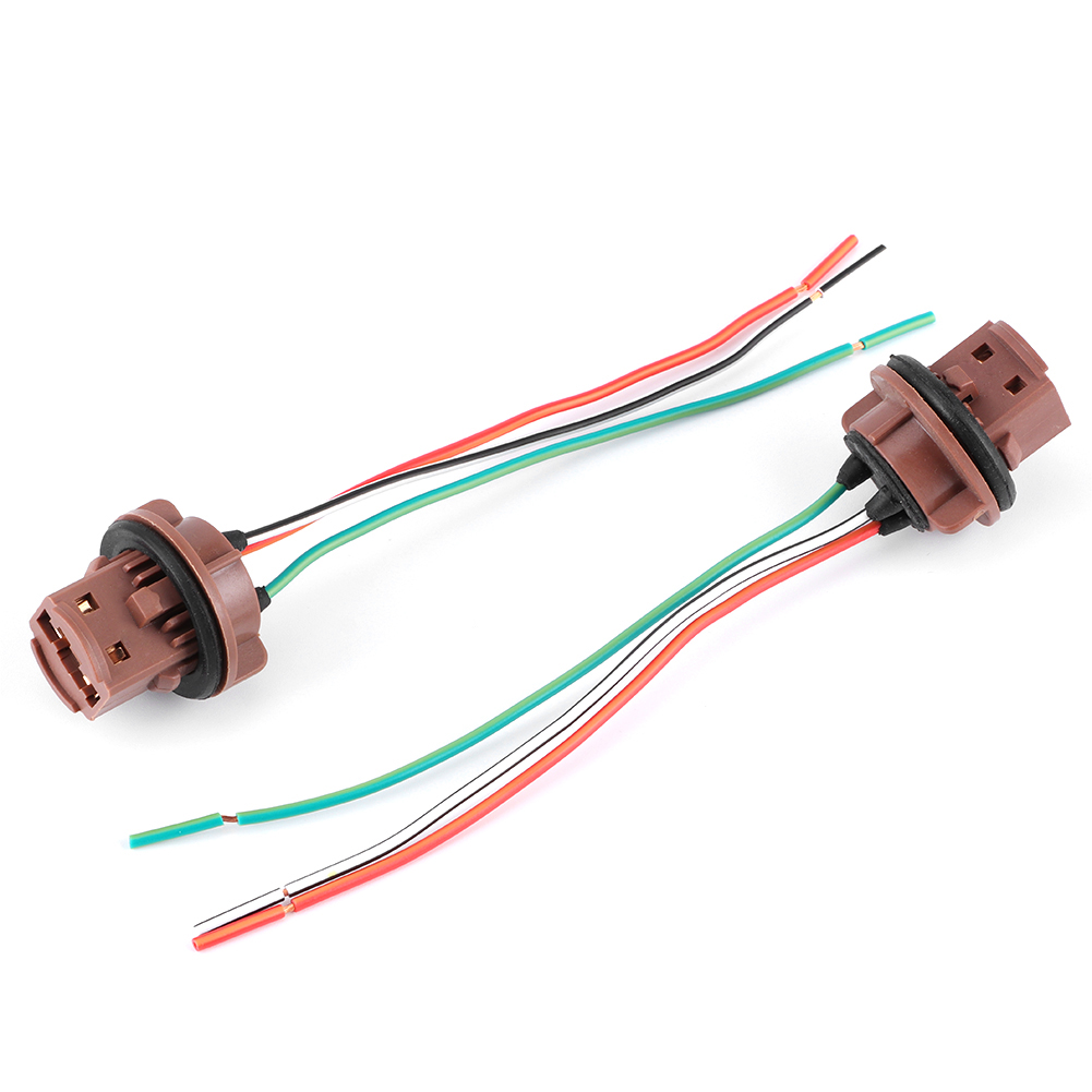 2x Bremslichtstecker Mit Kabelbaum Für Glühbirnen 7440 7441 7443 7444 T20 992a