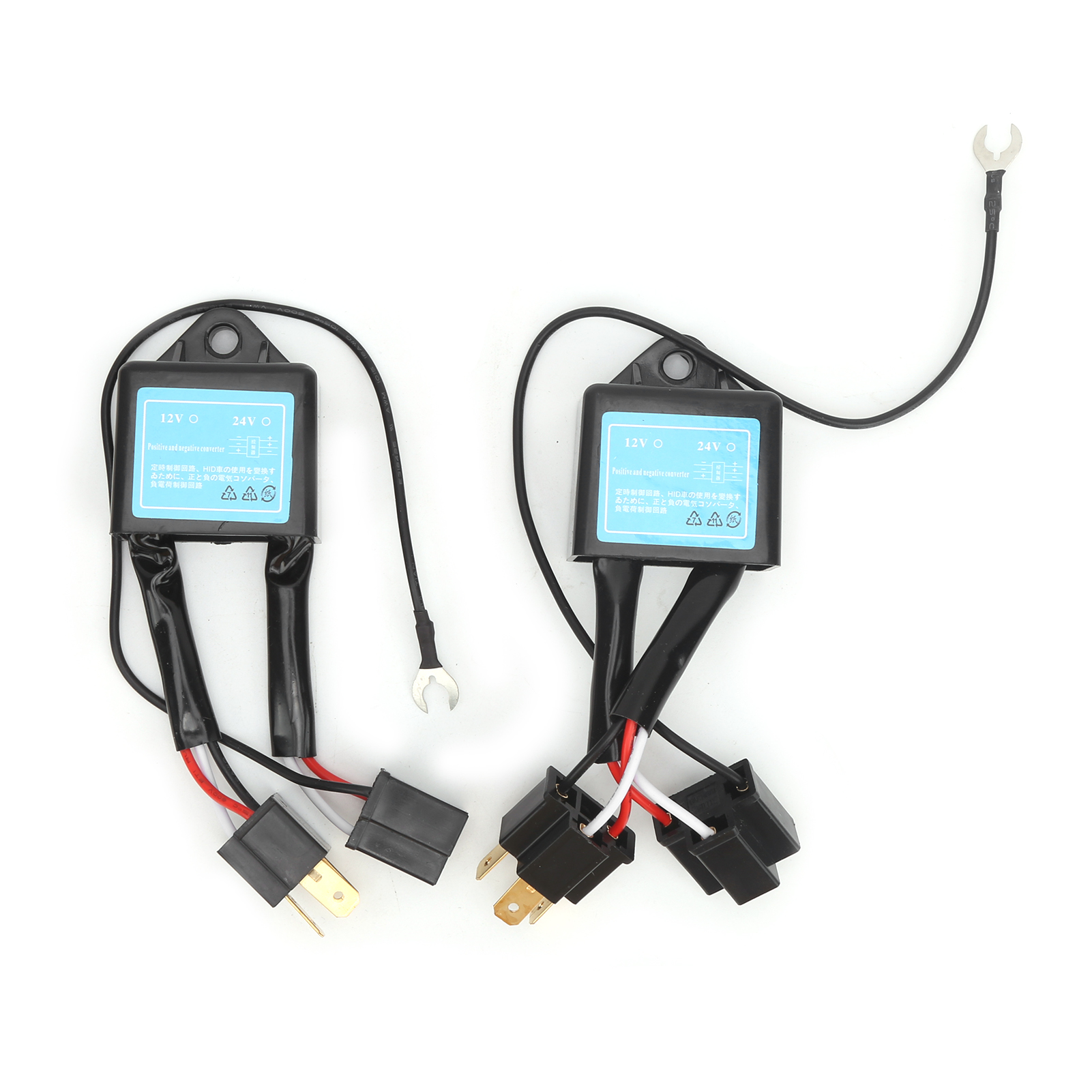 2 Stück H4 Anti-flicker Polaritätswandler Für Fehlerfreie Led-scheinwerfer, Beseitigung Von Spannungsfehlern