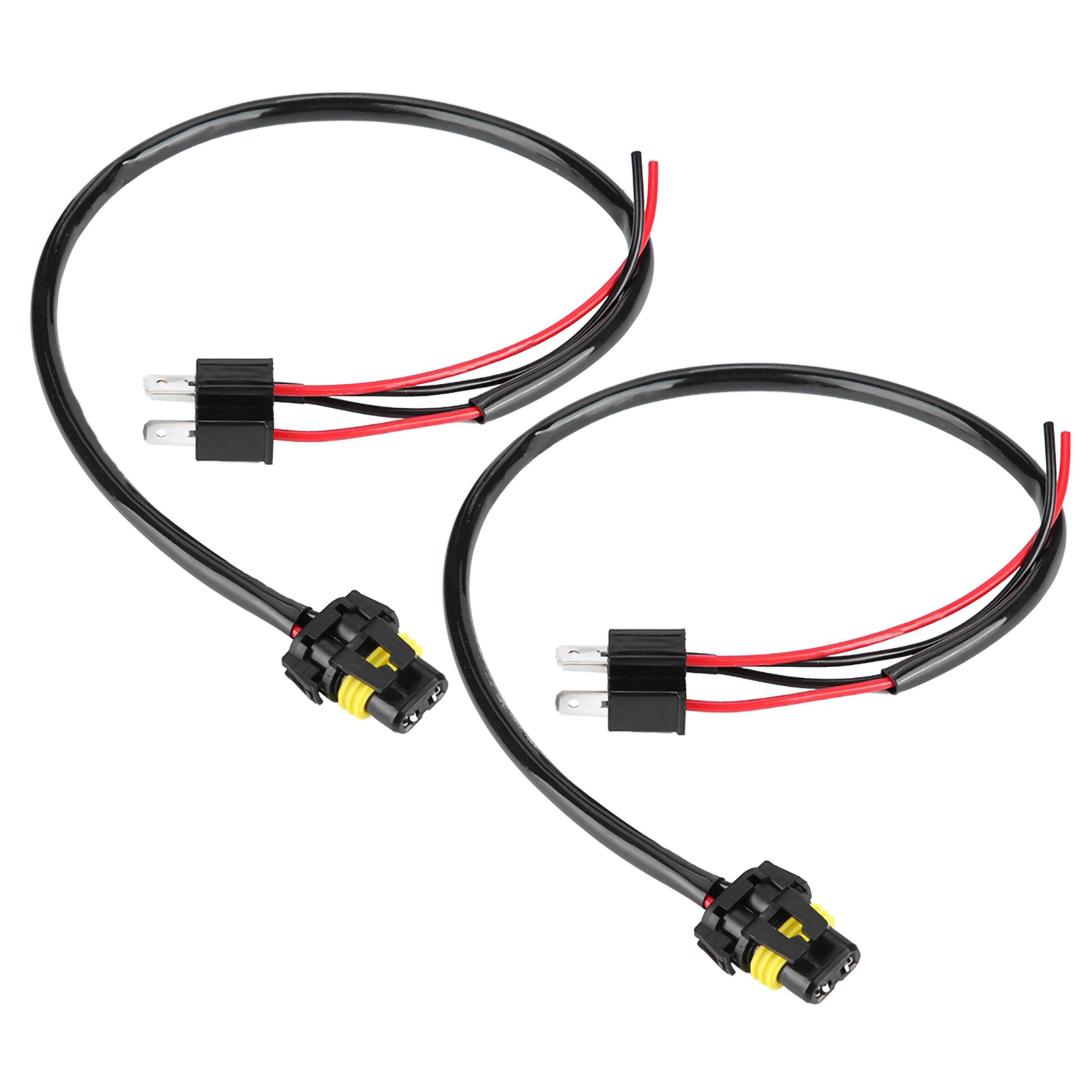 2 H4-stecker Auf 9006-glühbirnen, Umrüstkabelbaum Für Scheinwerfer Und Nebelscheinwerfer, Kabeladapter