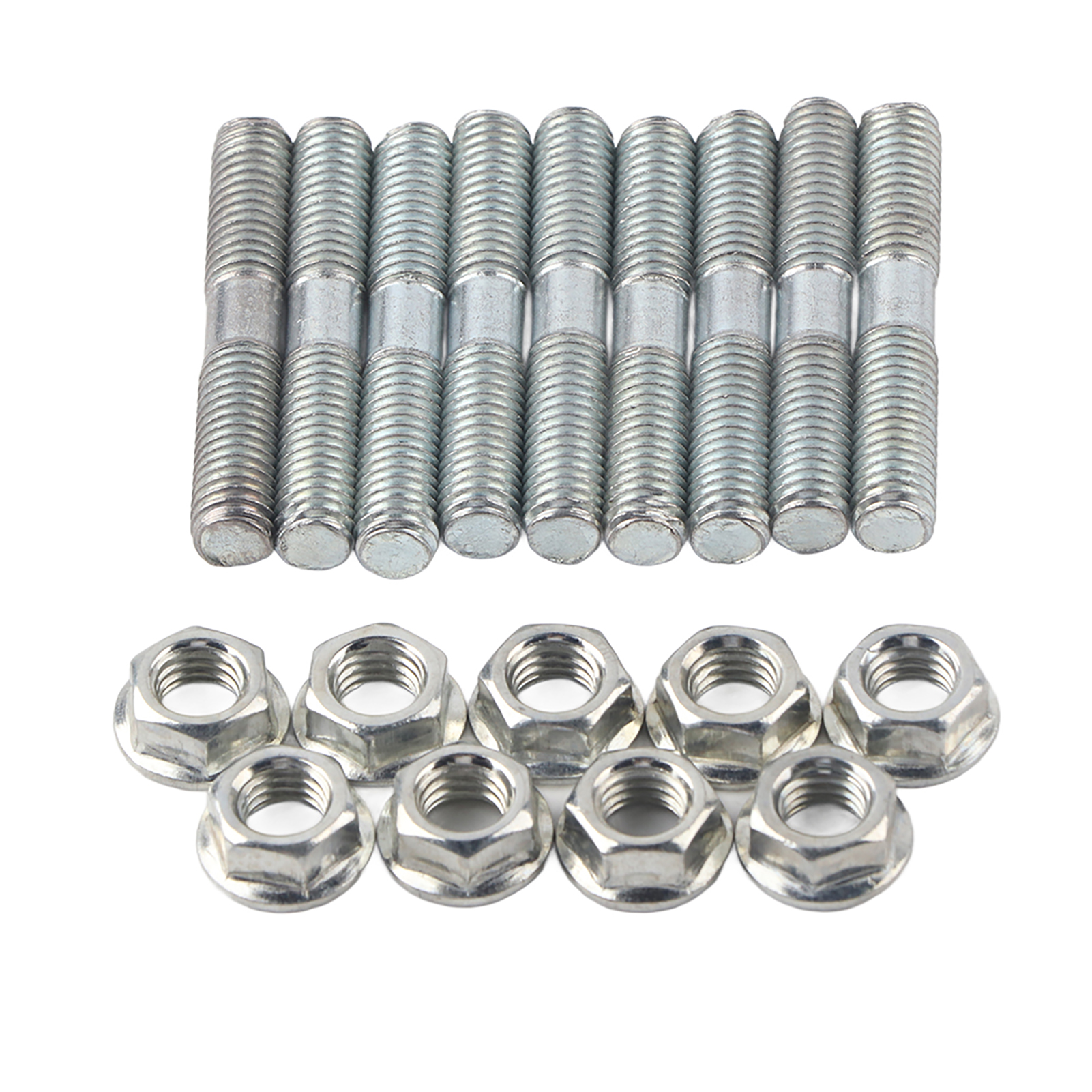 9-teiliges Set Turbomuttern + Befestigungsbolzen, Kompatibel Mit S13, S14, S15, Sr20, Ca18