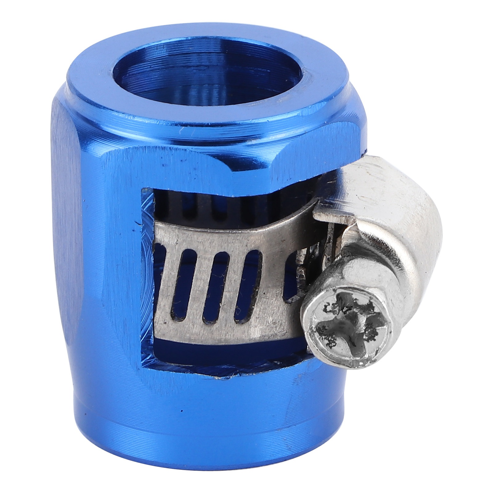 An6 Schlauchschelle Aus Aluminiumlegierung Für Kraftstoff-, Öl-, Diesel-, Gas-, Luft- Und Wasserschläuche, Blau.