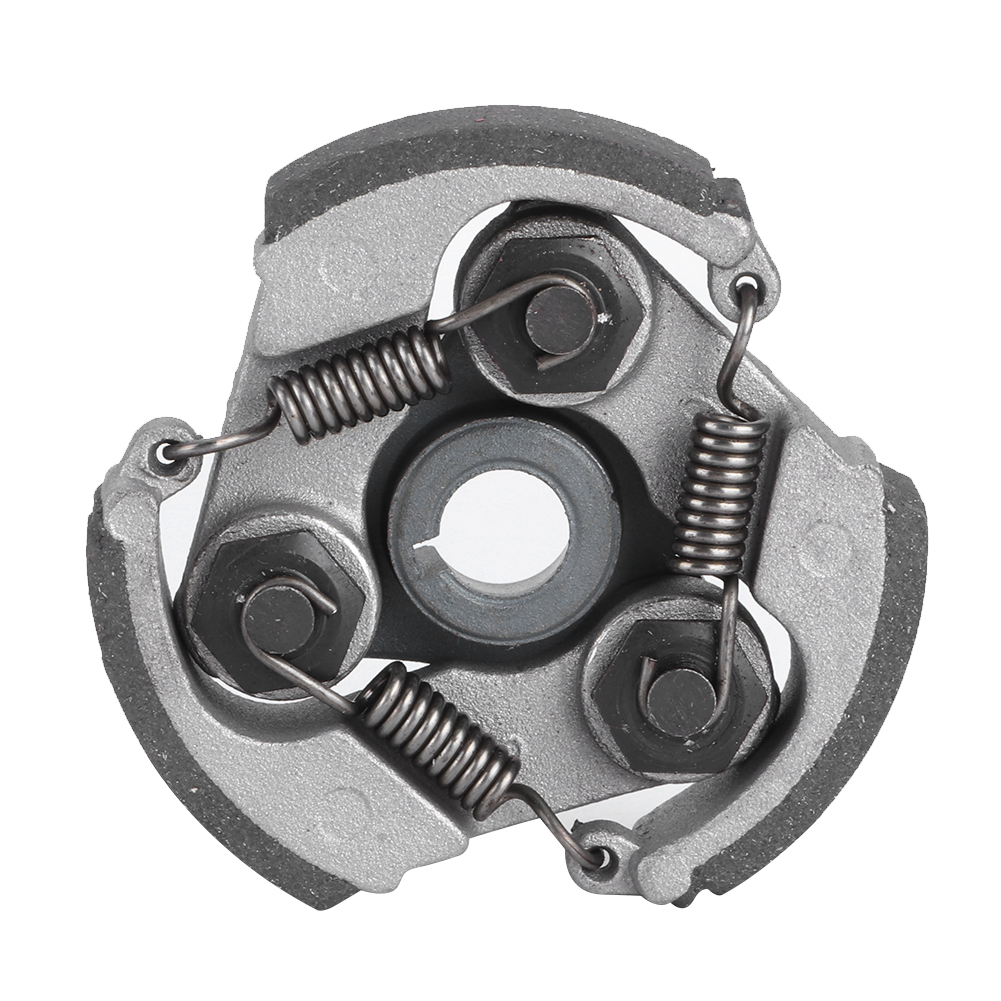 3 Fliehkraftkupplungsscheiben Aus Aluminium Und Eisen Für 2-takt-roller Und Motorräder Mit 43 Cm³, 47 Cm³ Und 49 Cm³ Hubraum (schwarz)