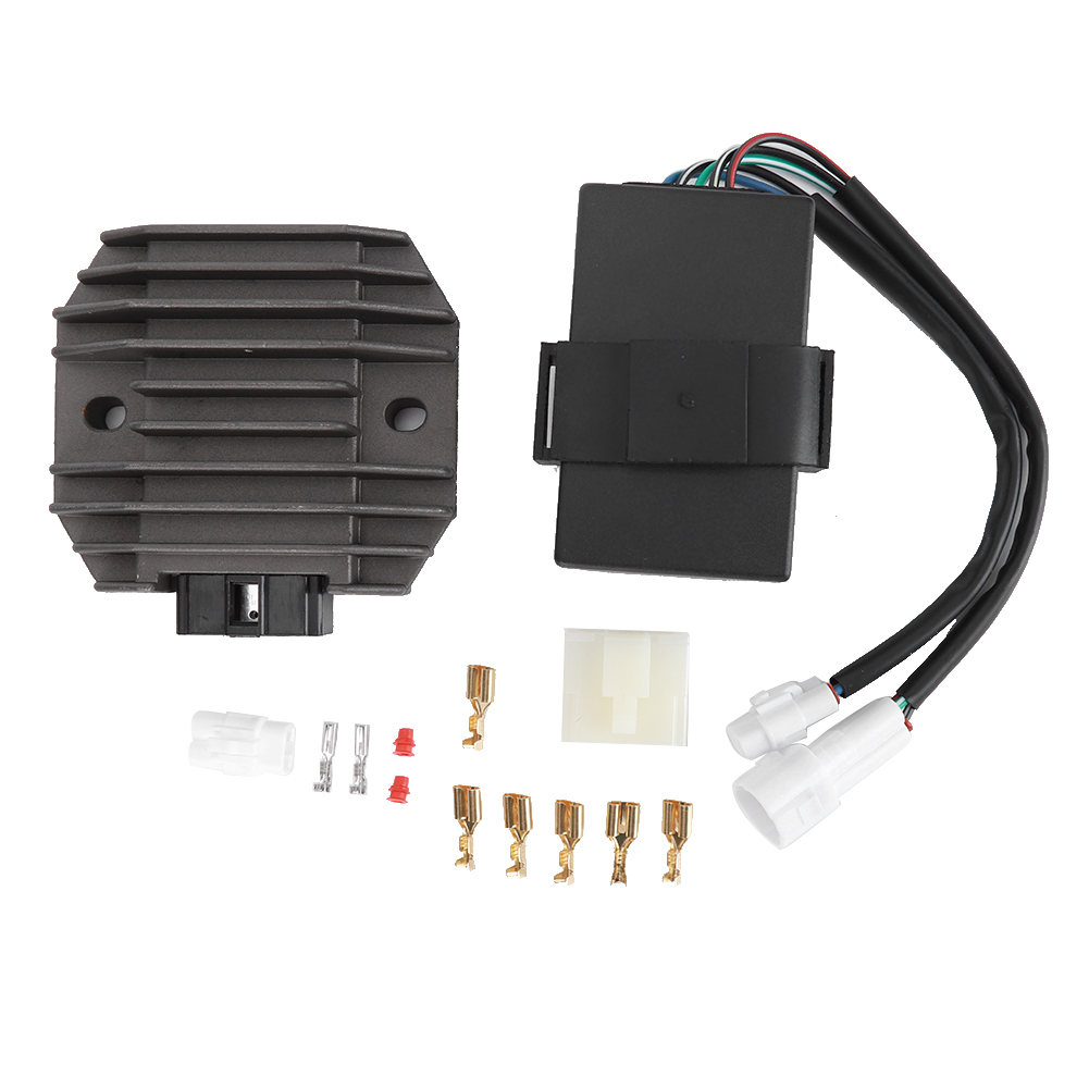 6-poliges Cdi-zündmodul + Regler/gleichrichter 21066-1055 21119-1302 Für Kawasaki Klf300 1988-1991