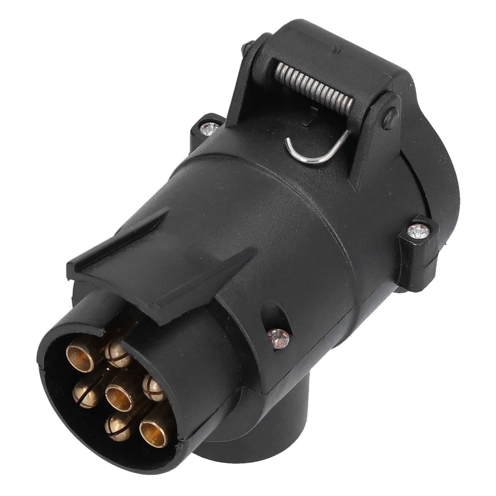 Wasserdichter 12v Eu-anhängersteckeradapter, 7-zu-13-pin-konverter, Stromkabel Für Lkw Und Wohnwagen, Hochleistungs-anschlussstecker.