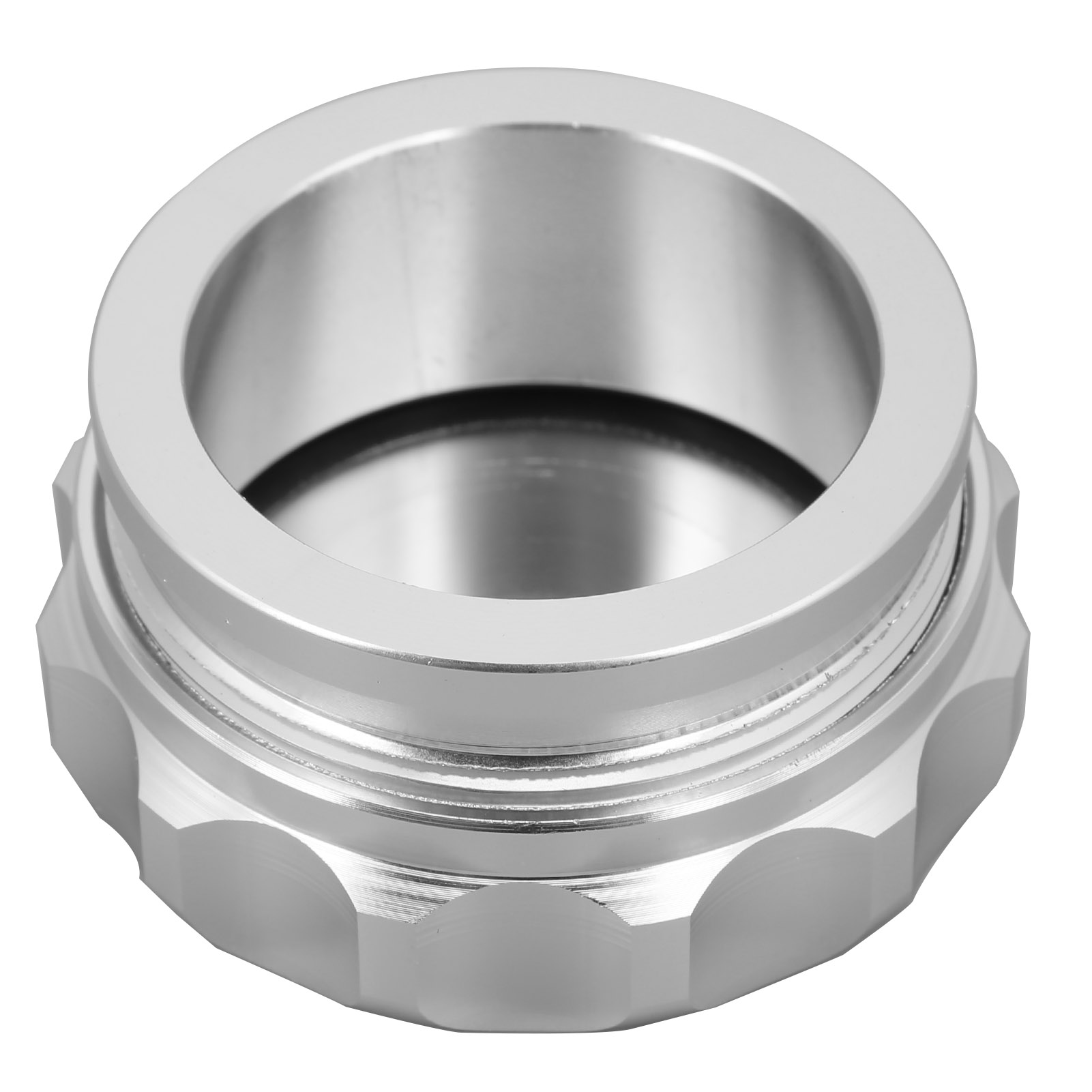 Universeller Tankdeckel Aus Aluminium, 1,9 Zoll Innendurchmesser, Für Autos, Silber.