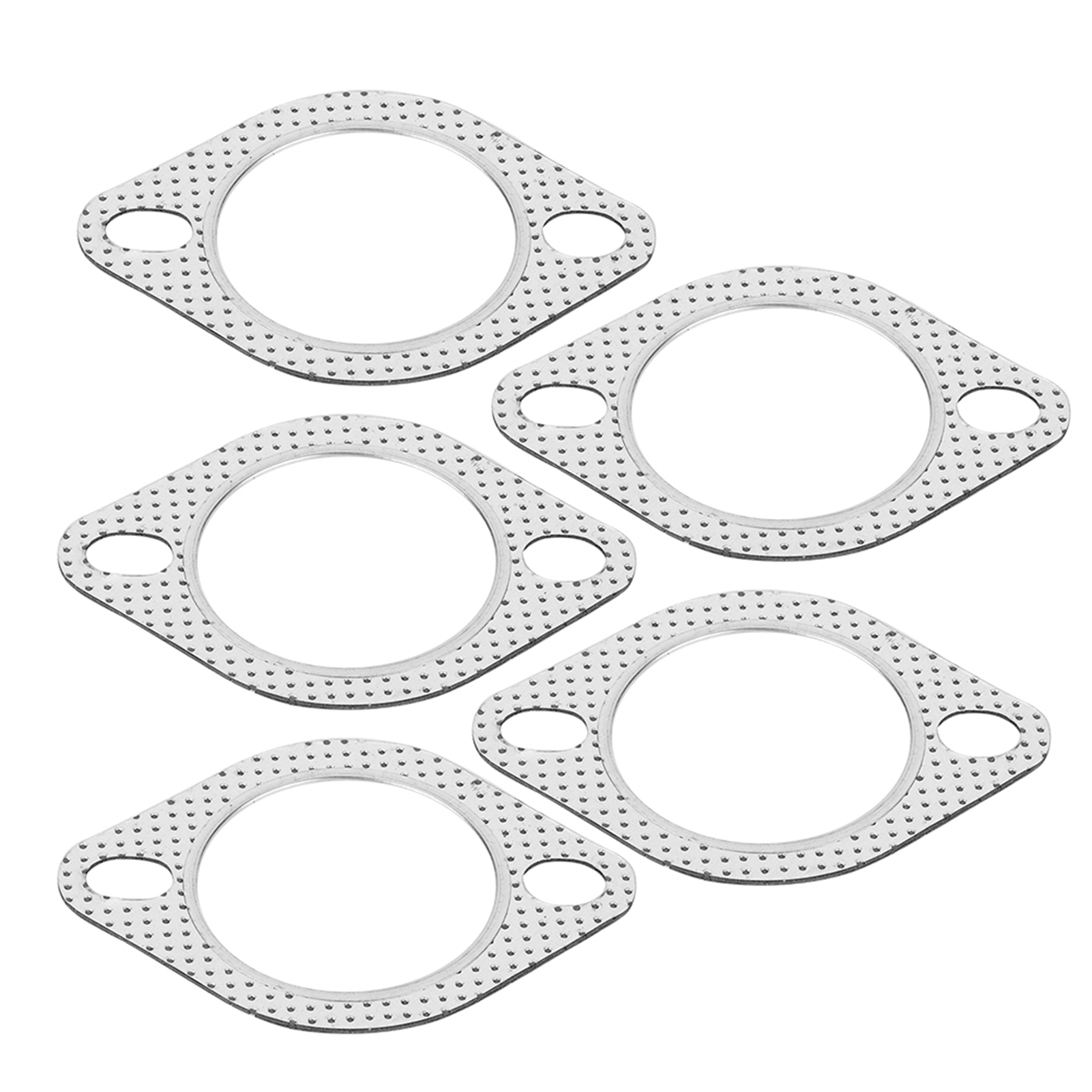 Flanschdichtung Für Abgaskrümmer, 2 X 2,5"-schrauben, Verzinkter Stahl