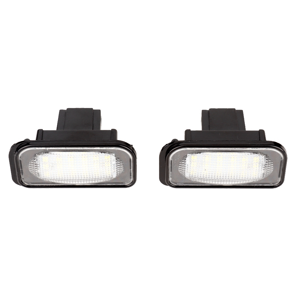 Led-kennzeichenbeleuchtung Mit 18 Glühbirnen Für Mercedes-benz W203, W211 Und W219 – 1 Paar Kennzeichenleuchten