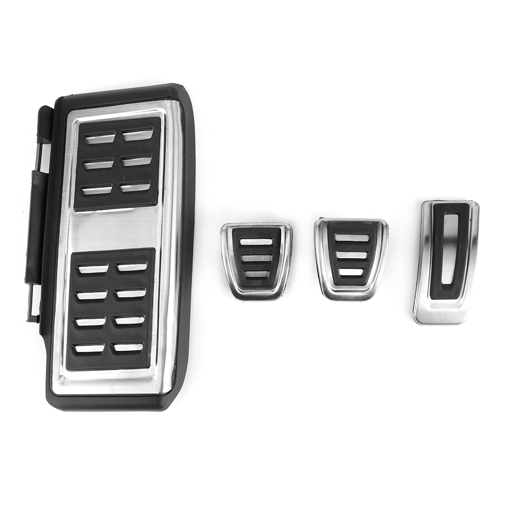 4 Rutschfeste Edelstahlpads Für Gaspedalfußstütze, Gaspedal, Schaltgetriebe
