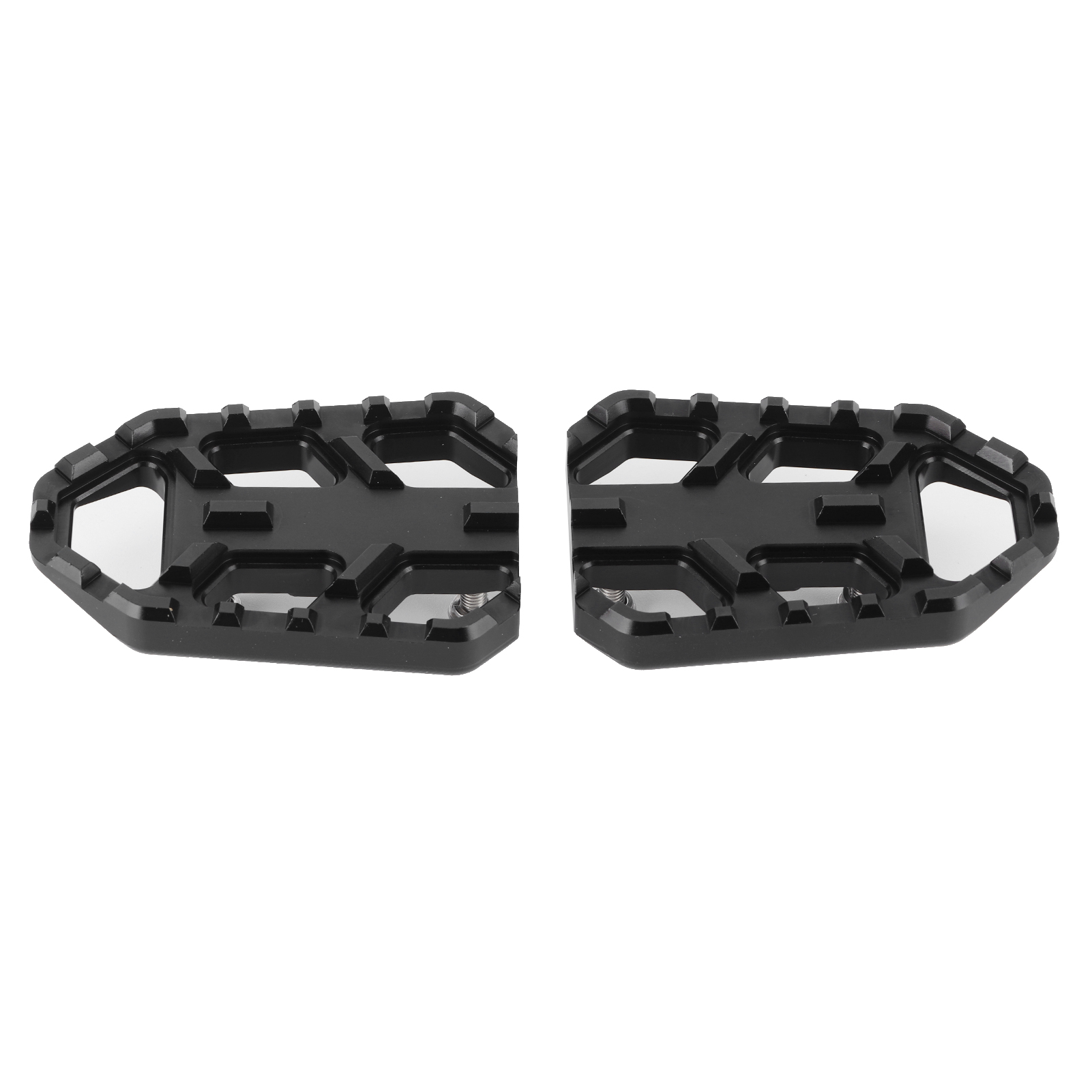 Breite Cnc-gefräste Motorradfußrasten Aus Aluminiumlegierung, Kompatibel Mit Suzuki Dl650 Dl1000 Vstrom 650xt/1000xt, Schwarze Pedale.