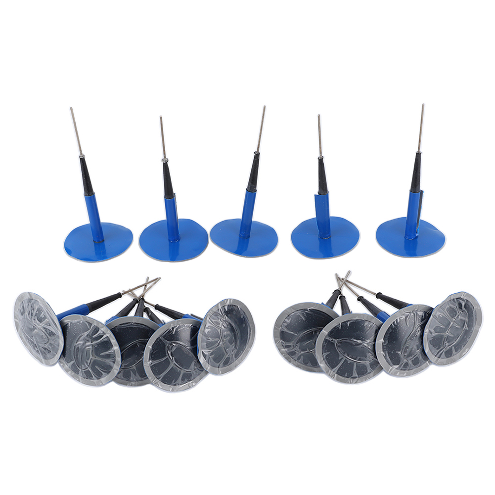 14-teiliges Reifenreparaturset, 0,24 Zoll, 250 Ul, Pilzstopfen, Vollgummi, Universell Für Auto Und Motorrad