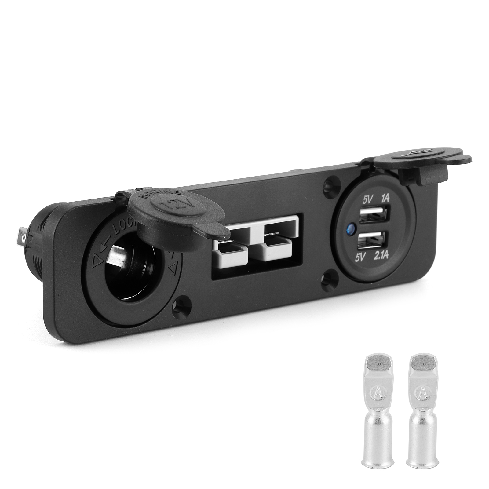 50a 600w Usb-steckdose Mit Feuerfestem, Nicht Entflammbarem Zigarettenanzünder Für Boote, Yachten Und Wohnmobile