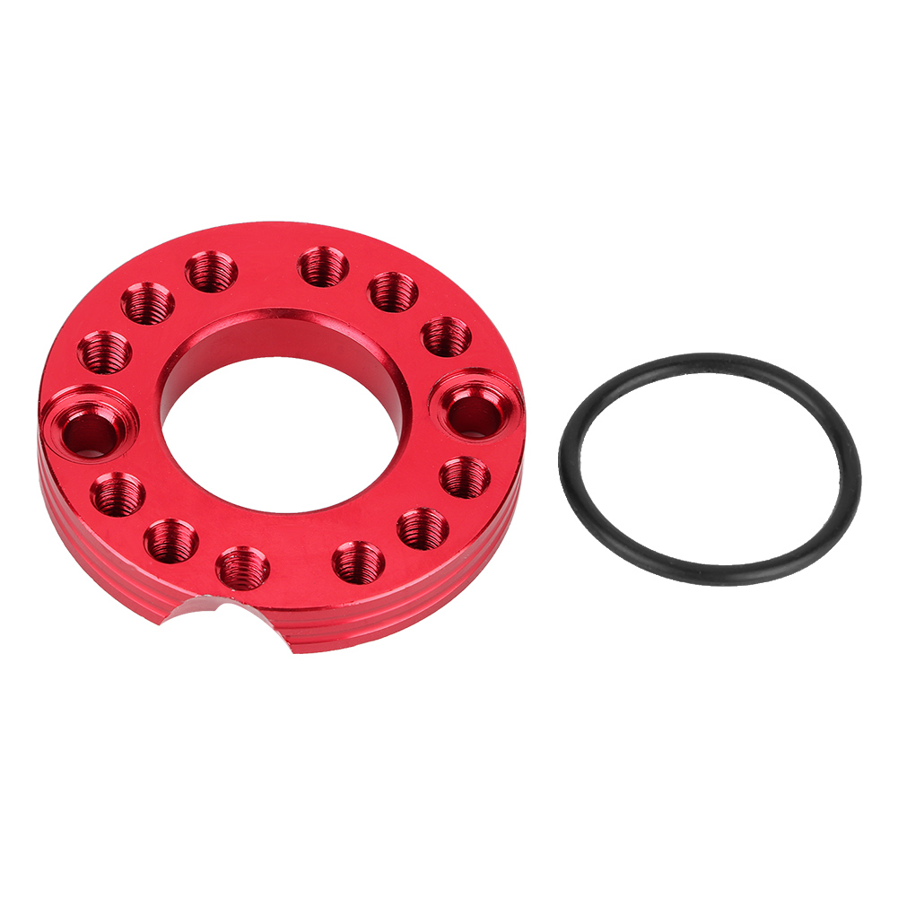 28-mm-vergaserregler-ansaugkrümmer-aluminiumplatte Für Motorrad-pitbike/dirtbike (rot)