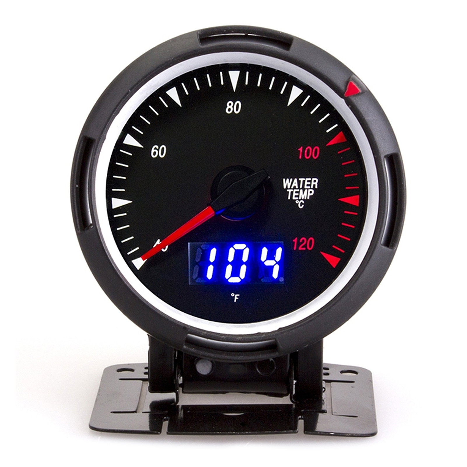2,5-zoll-wassertemperaturanzeige 40–120 °c, Universelles Lcd-messgerät Für Autos, 12 V Dc