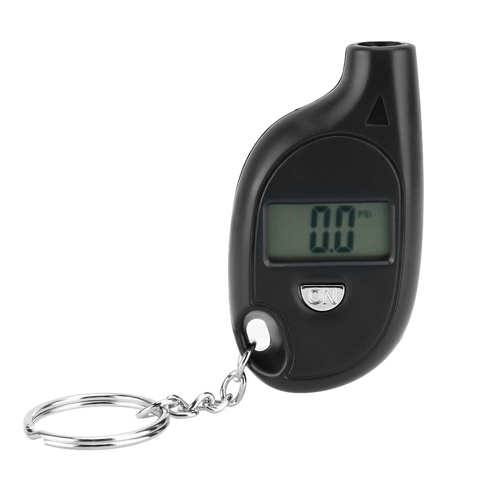 Mini-digital-reifendruckmesser Mit Lcd-anzeige (5–150 Psi), Luftdruckprüfer Mit Schlüsselanhänger