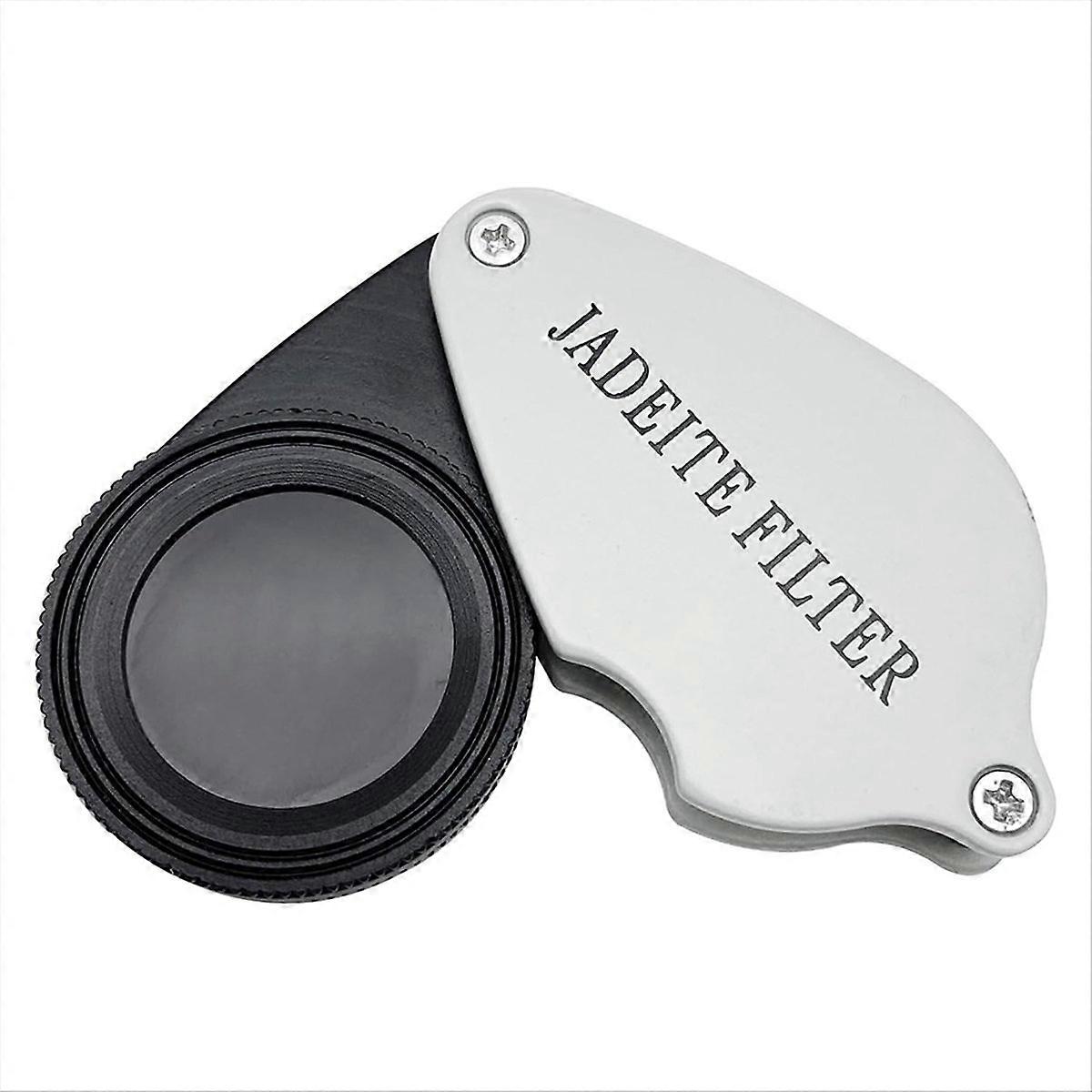 Set Aus 2 Juwelierlupen Mit Jadeitfilter, Werkzeug Zur Gemmologischen Bestimmung, Professionelle Vergrößerungsglas, Zubehör Zum Testen Von Edelsteinen