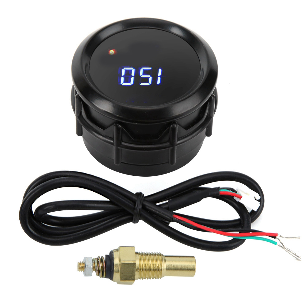 Digitales Ölthermometer (52 Mm), Blaue Led-anzeige, 40–150 °c, Mit Temperaturfühler