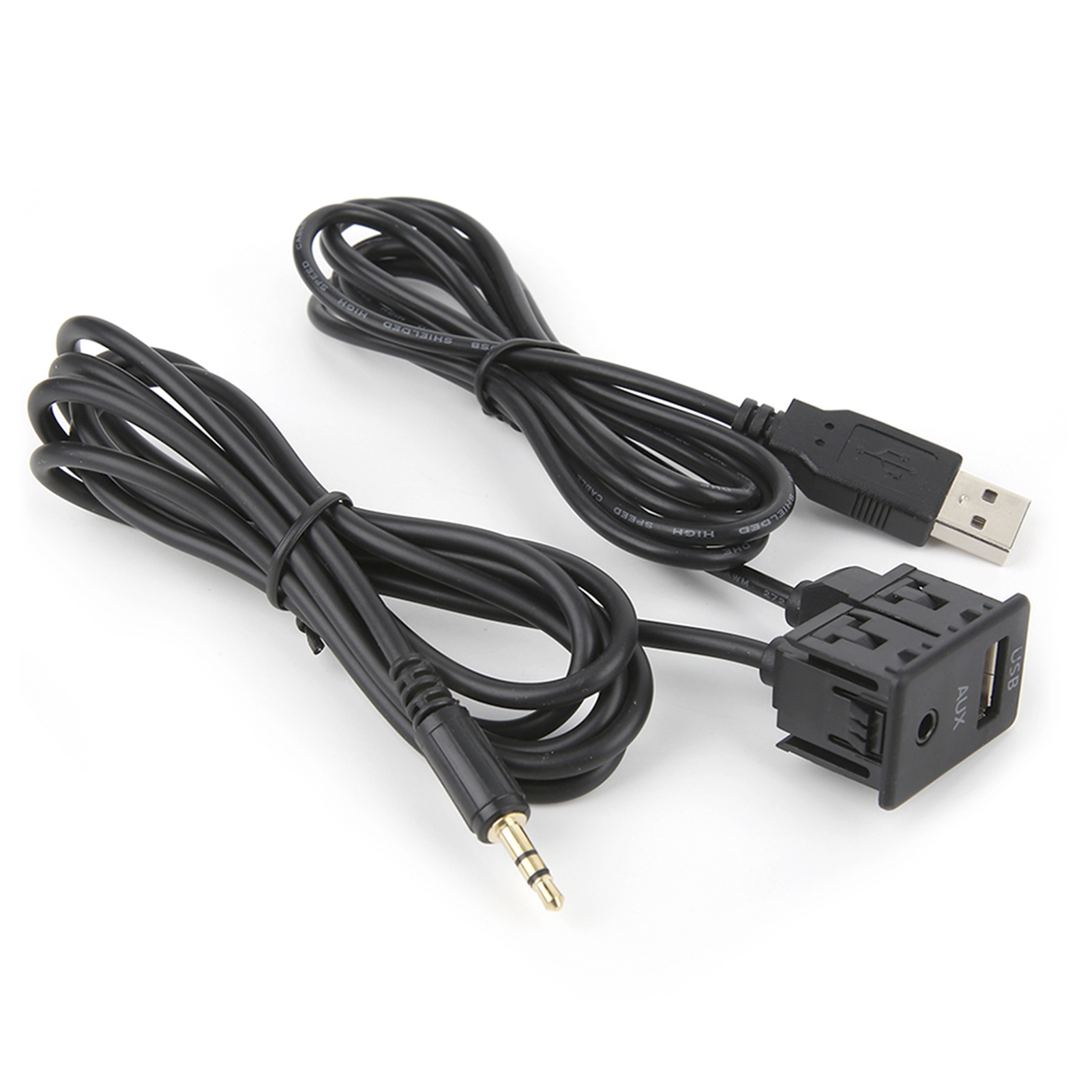3,5-mm-aux-verlängerungskabel, Unterputzadapter, Usb-kopfhöreranschluss Für Auto/boot