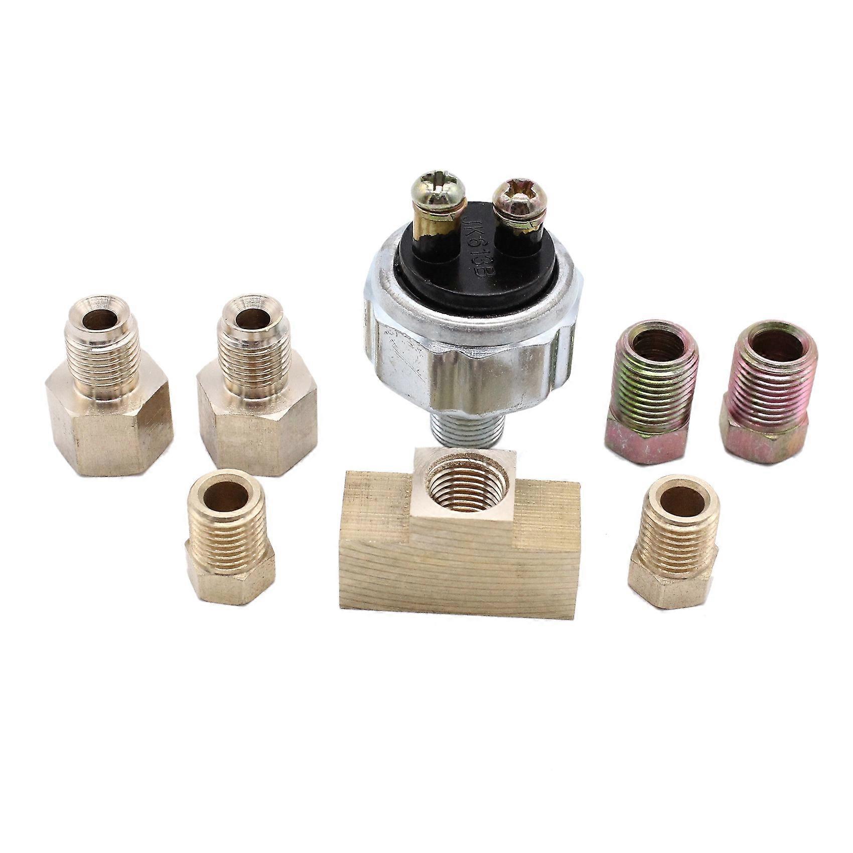 Universeller Hydraulischer Bremslichtschalter-satz Aus Metall, Inline-montage Für Pkw, Robustes Ersatzteil