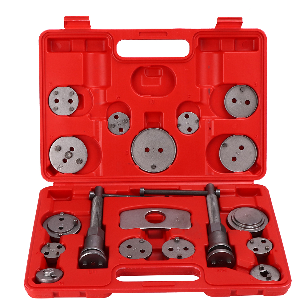 18-teiliges Universelles Scheibenbremskolben-rückstellset, Bremssattel-rückstellwerkzeug.
