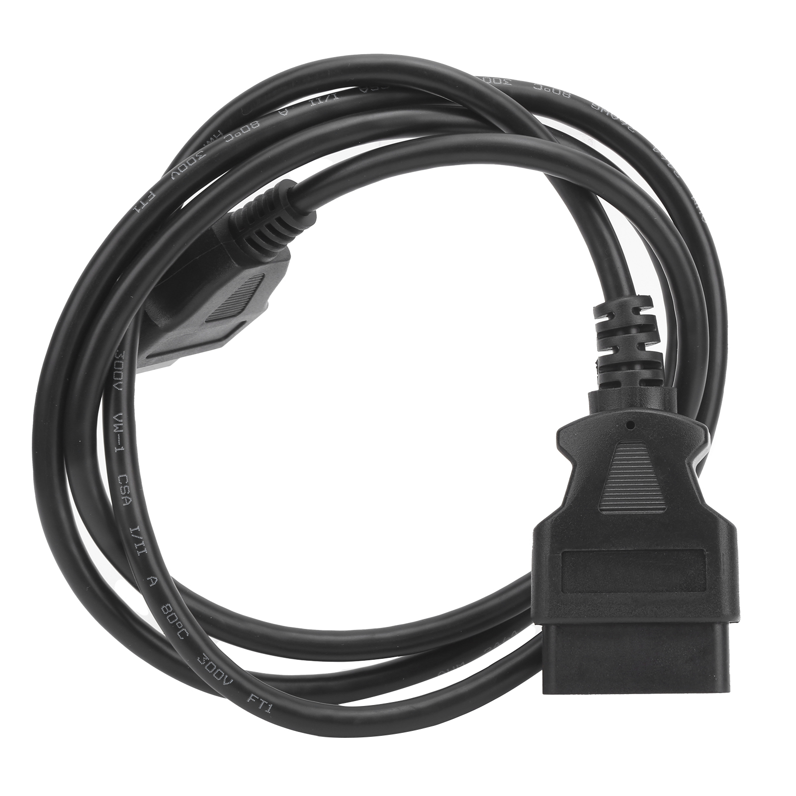 Obd2-diagnoseverlängerungskabel, 1,5 M, 16-polig Auf 16-polig, 12 V Dc Kfz-teil, 4,9 Fuß