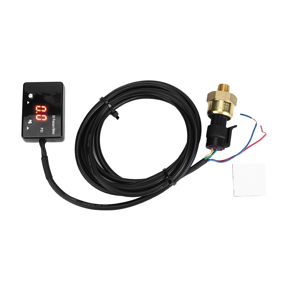 1/8-zoll-npt-öldruckanzeige Für Kraftfahrzeuge, 0–120 Psi, Digitales Messgerät Mit Hochpräzisem Sensor