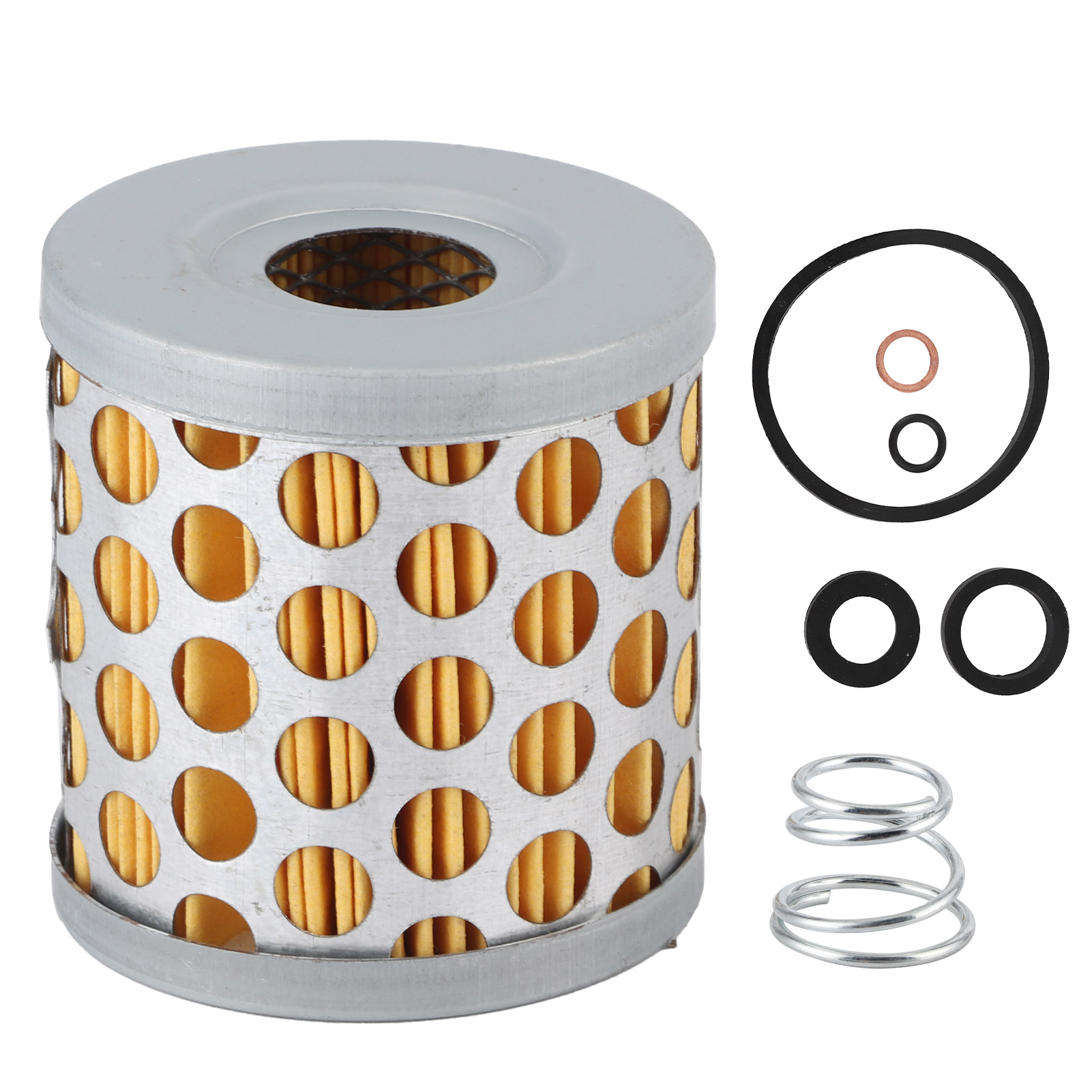 Universeller Kraftstofffilter Aus Aluminiumlegierung Mit Ersatz-o-ring Und Feder – Komplettes Filterelement