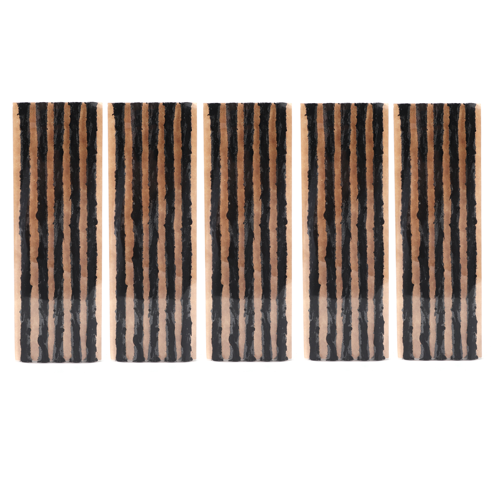 Reifenreparaturstreifen Aus Naturkautschuk, Universell Für Autos Und Motorräder, Schwarz, 50 Stück.