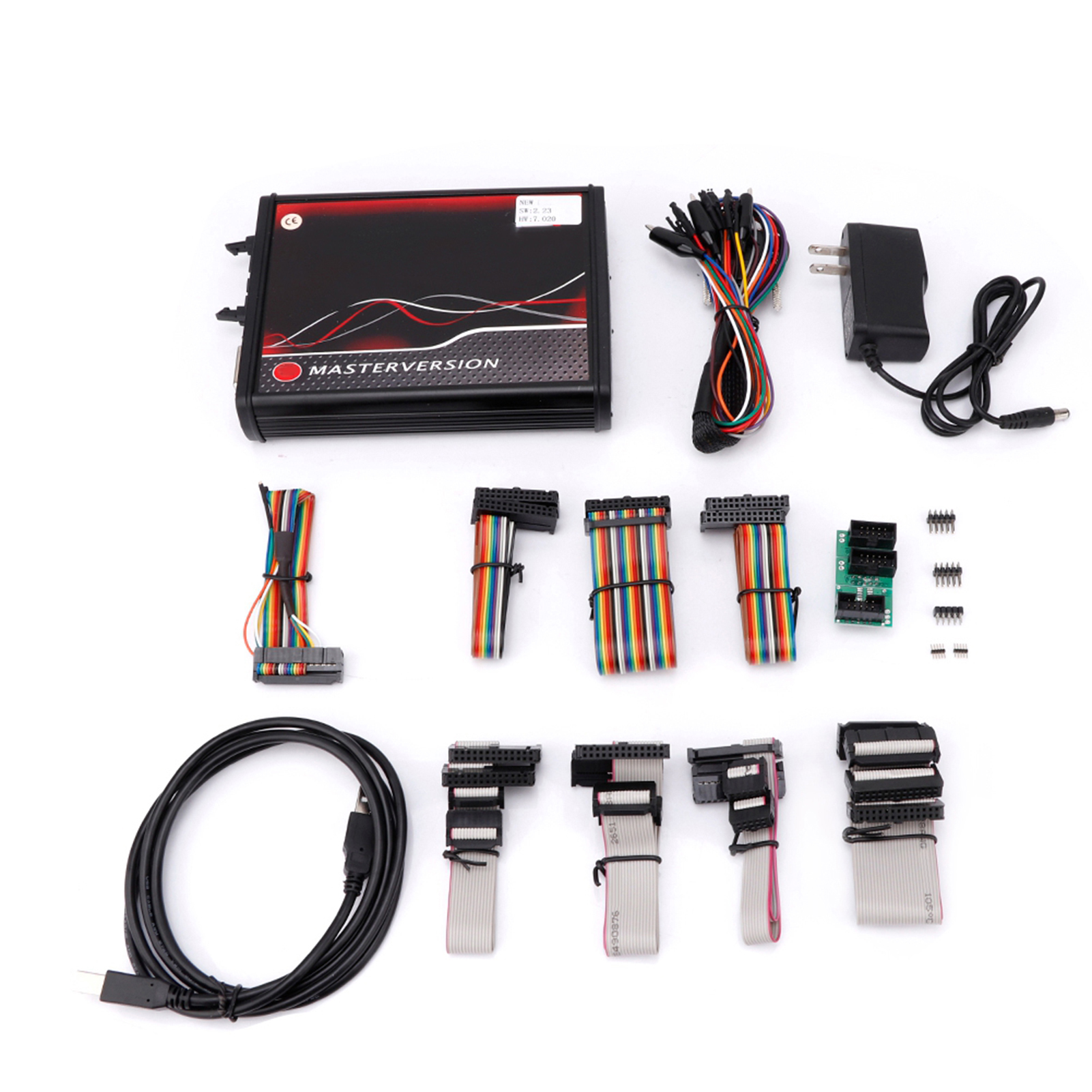 V7.020 Steuergeräte-diagnosekit Mit Unbegrenzter Tokenanzahl, Roter Platine Und 100–240-v-us-stecker