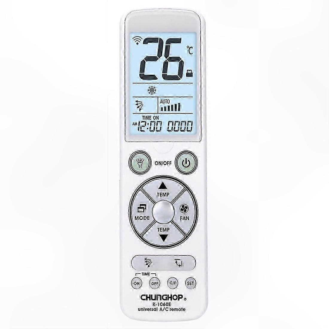 Universelle Fernbedienung Für Klimaanlagen Des Modells K-1060e, Kompatibel Mit Verschiedenen Systemen, Präzise Steuerung, Ergonomisches Design, Für Den Privaten Und Professionellen Gebrauch.