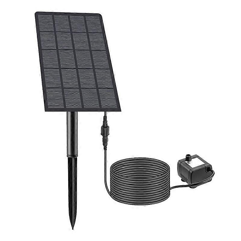 Solarwasserpumpe Mit 180 L/h Förderleistung Für Springbrunnen, Photovoltaik-stromversorgung, Teich- Und Gartenset, Für Den Außenbereich, Ökologisch Und Kabellos.