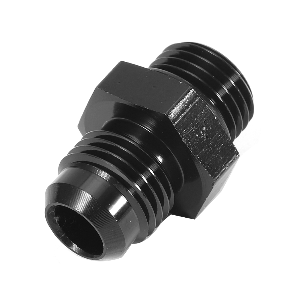 Universeller Orb-6 An6 Außengewindeanschluss Für Autos, Schwarzer O-ring-systemverbinder