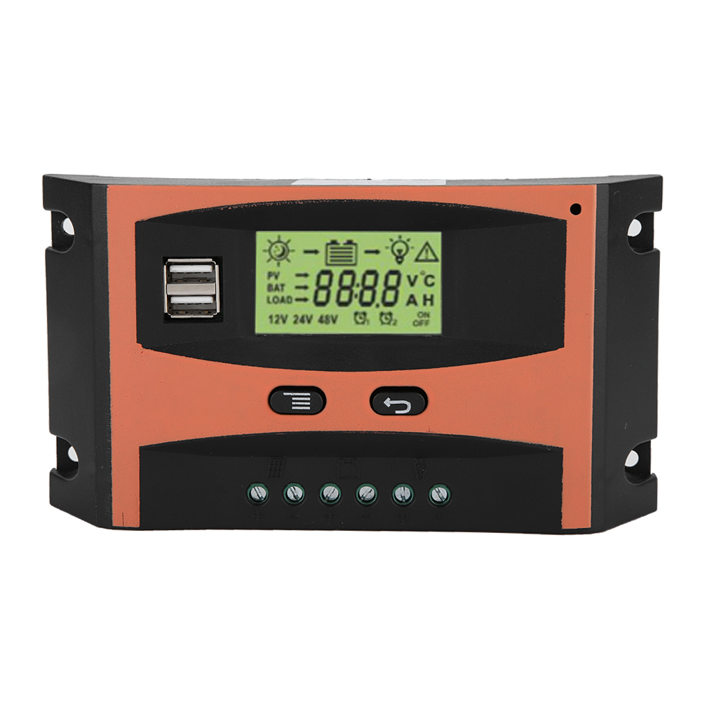 60a 12v/24v Mppt-solarladeregler Mit Lcd-display, Automatischer Batterieregler