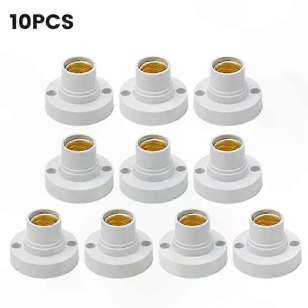 E14-sockeladapter, 10er-pack, Weiß, Konverter Für Led-lampen, Kompatibel Mit 100-230v-leuchten, Schraubfassung.