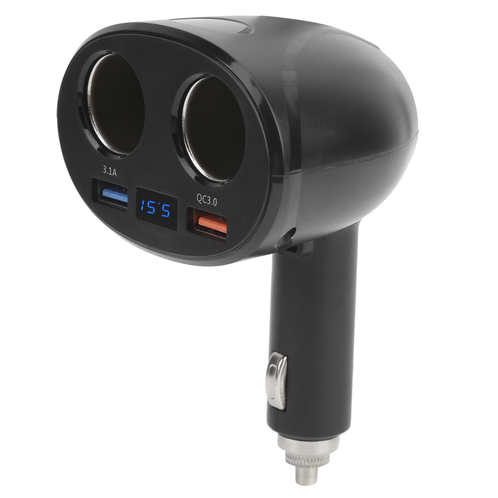 Usb-autoladegerät Mit Zwei Anschlüssen, 12 V/24 V, Automatischer Elektronischer Verteiler
