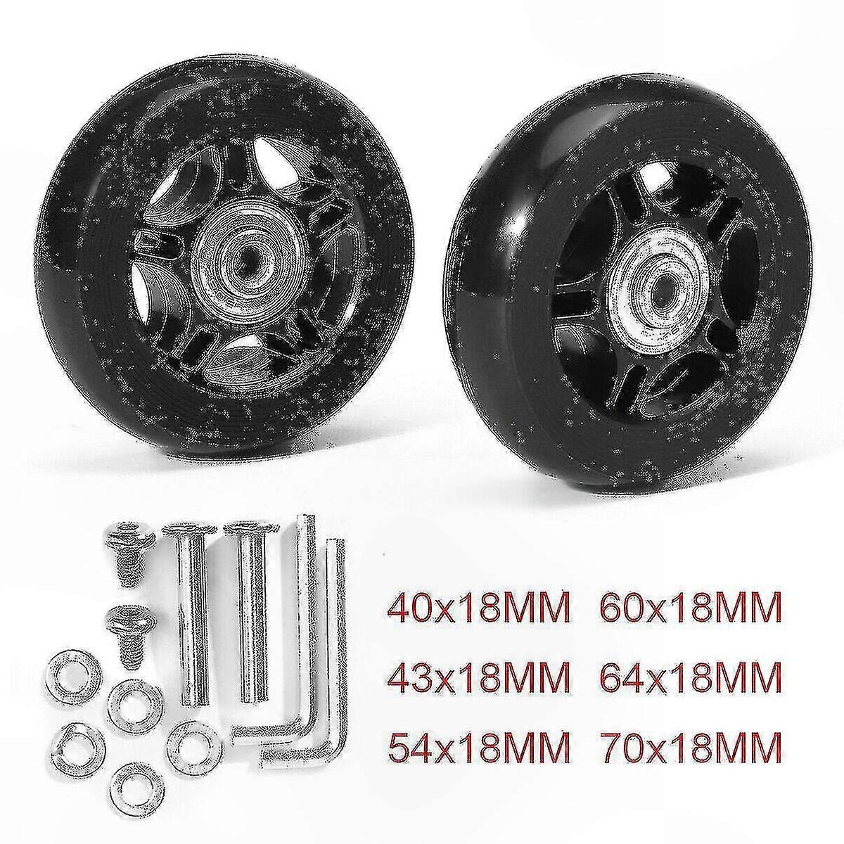 Universelles Reparaturset Für Koffer- Und Trolleyrollen – 45 Mm X 18 Mm Gummilager, Ersatzteile