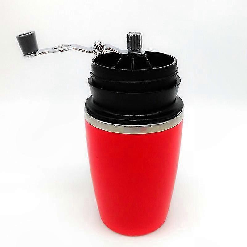 Manuelle Kaffeemühle Mit Edelstahlkanne Und -tasse Keramikmahlwerk Mahlgrad Einstellbar Wiederverwendbarer Metallfilter