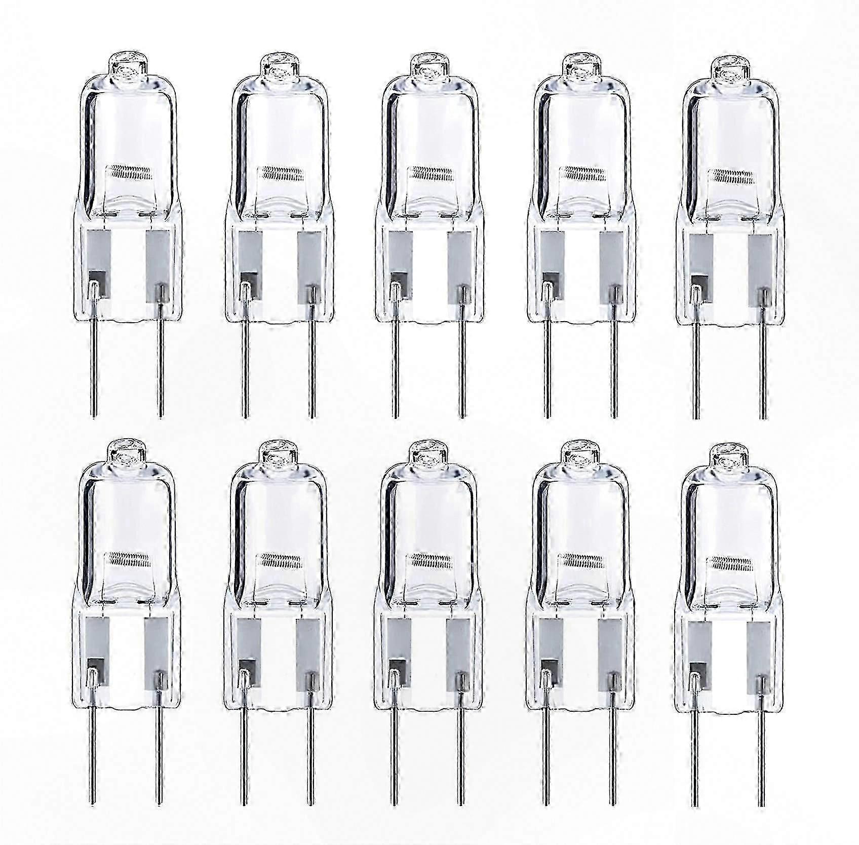 Packung Mit 10 Dimmbaren 20-w-12-v-halogenlampen, Gy6.35-sockel, Warmweiß (2700 K), Ambientebeleuchtung